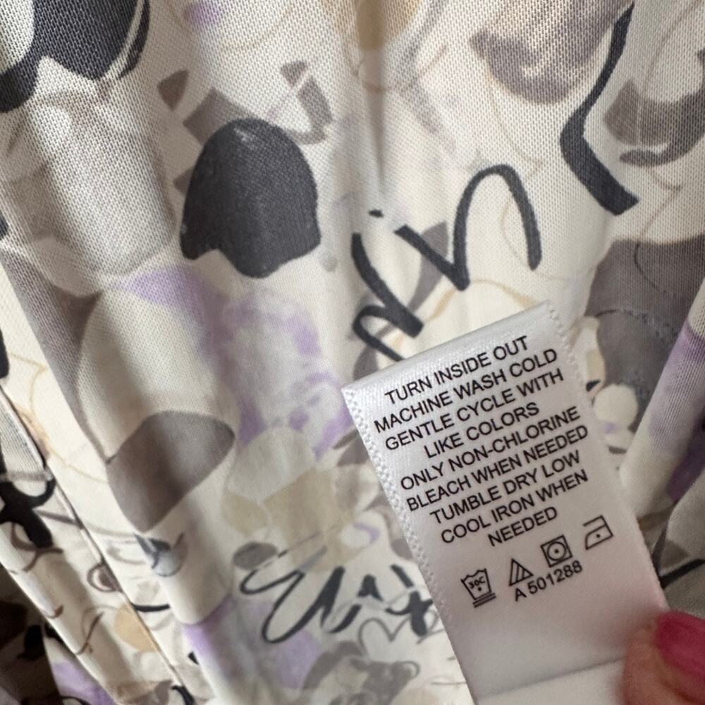 LOGO Lori Goldstein Beach To Street Sheer Mesh Hooded Cardigan Coverup MEDIUM - Picture 9 of 11